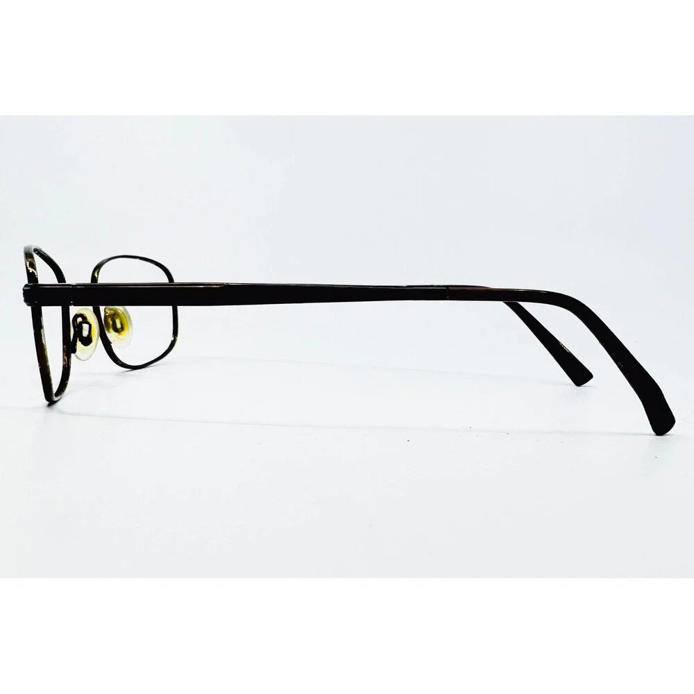 Flexon Clark 600 Eyeglass Frames Mens Brown Titanium 50-19-140